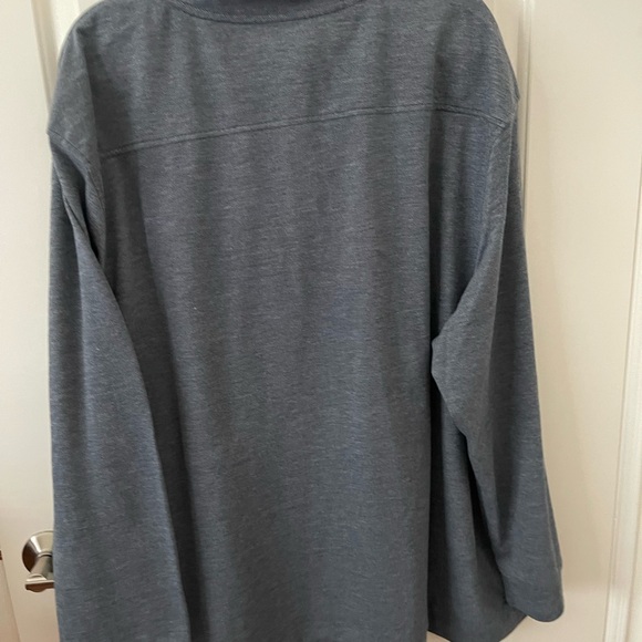 Men's gray Half-Zip Sweater - Picture 8 of 11